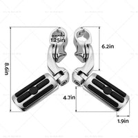 1-1 4''Motorcycle Highway Foot Pegs Chrome Engine Guard Suitable For Davidson AU