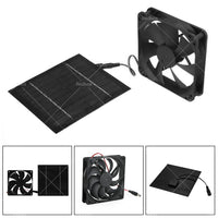 20W Solar Panel Powered Fan Mini Ventilator For Greenhouse Pet or Dog Chicken House