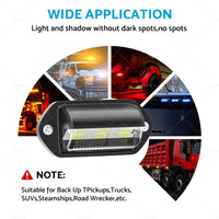 6LED License Number Plate Light Lamp Suitable For Truck SUV Trailer Lorry 12 24V