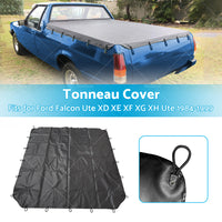 Waterproof Tonneau Cover for Ford Falcon Ute XD XE XF XG XH Ute 1984-1999 Black