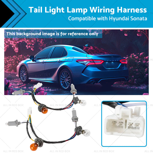 Tail Light Lamp Wiring Harness Suitable for 92450-3Q000 11-14 Hyundai Sonata