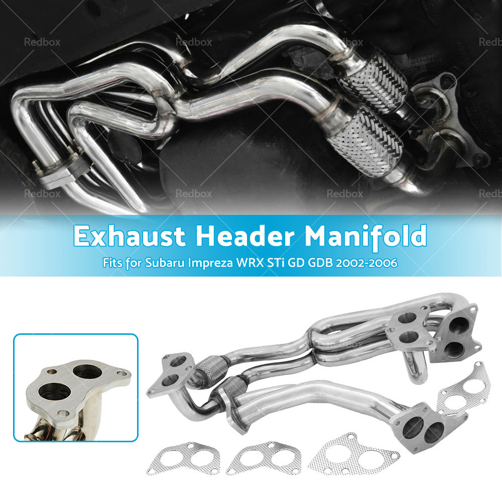 Turbo Exhaust Header Up-Pipe Suitable for Subaru Impreza WRX STI EJ20 EJ25 2. 0 2. 5 02-06