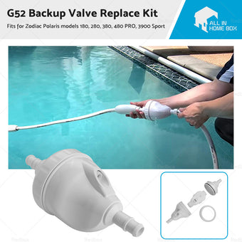 compare product G52 Backup Valve Replace Kit For Polaris Pool Cleaner Parts 180 280 380 480 3900
