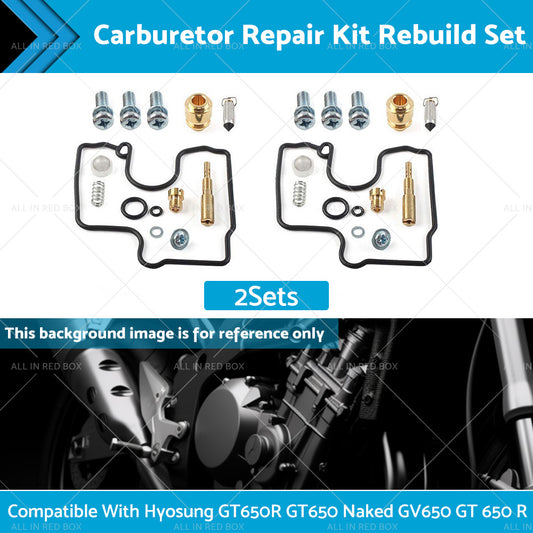 Carburetor Repair Kit Rebuild Set Suitable For Hyosung GT650R GT650 Naked GV650