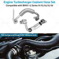 Engine Turbocharger Coolant Hose Set Suitable for BMW 1-5 Series X1 X3 X4 X5 X6