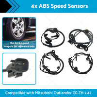 4670A576 4x ABS Speed Sensors Suitable for Mitsubishi Outlander ZG ZH 2.4L 06-12