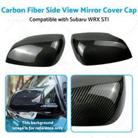 Carbon Fiber Side View Mirror Cover Caps Suitable for Subaru WRX STI 15-21