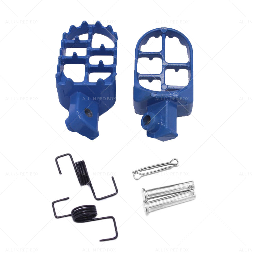 Blue FOOT PEG FOOTREST ASSEMBLY FOOTPEG Suitable For YAMAHA PW50 PY50 PEEWEE