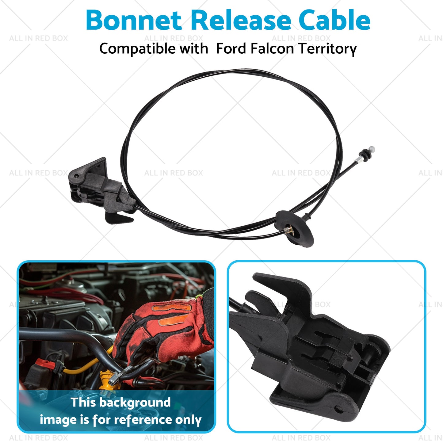 New Bonnet Release Cable Suitable For Ford Falcon BA BF Territory SX SY