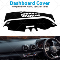 Dash Mat Non-Slip Suitablefor Audi A3 S3 RS3 8V Series 2013-2018 Dashboard Cover