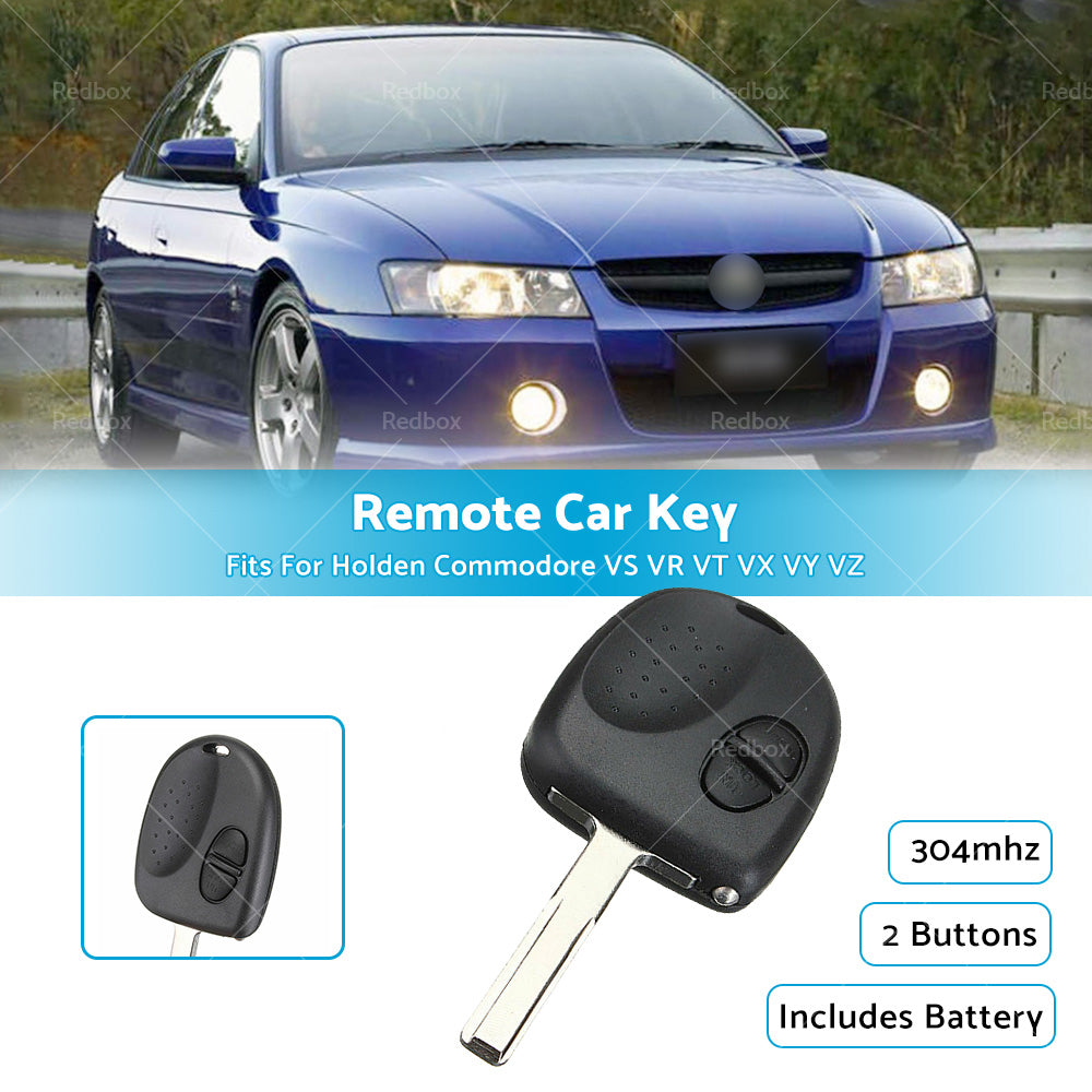 2 Buttons Remote Car Key With Chip Fits For Holden Commodore VS VR VT VX VY VZ