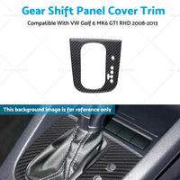 {{ Carbon Gear Shift Panel Cover Trim Suitable For VW Golf 6 MK6 GTI RHD 2008-2013 }} - Buy Car Parts Online at {{ Kaka Auto Parts }}.