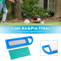 Air  and  Pre Filter for 14-19. 5HP Briggs I or C and Intek Motors 698083 697634 697014