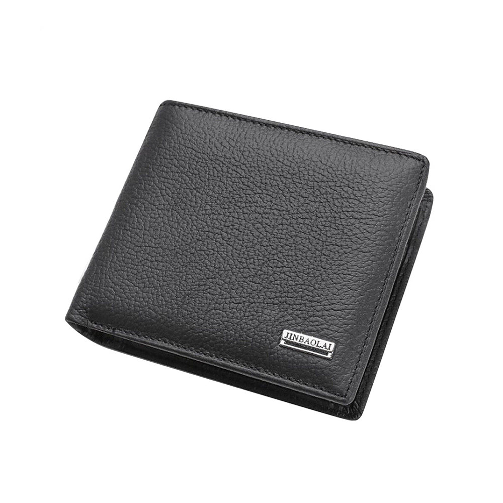 Men’s Leather Wallet Cowhide Coin Purse With Multiple Card Slots Suitable For Everyday Use