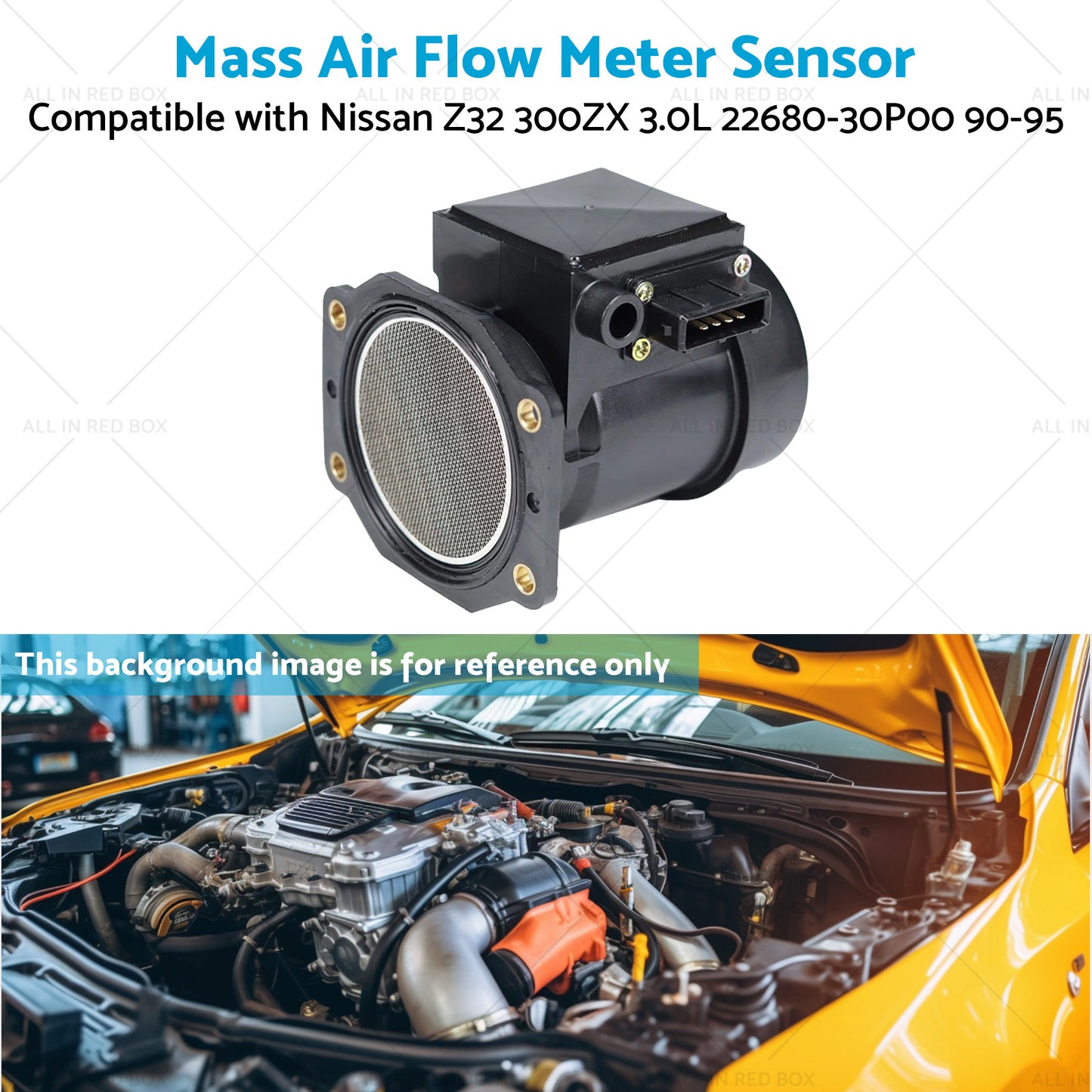 Mass Air Flow Meter Sensor Suitable for Nissan Z32 300ZX 3. 0L 22680-30P00 90-95