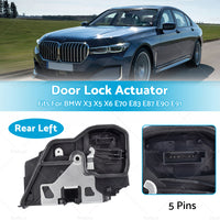 Rear Left Door Lock Actuator Latch Suitable For BMW X3 X5 X6 E70 E83 E87 E90 E91