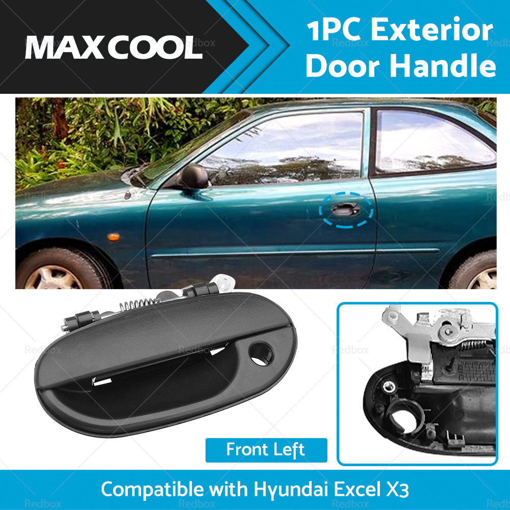 FRONT LH Left OUTER Door Handle  Bolt Type  Suitable for Hyundai Excel X3 97-00