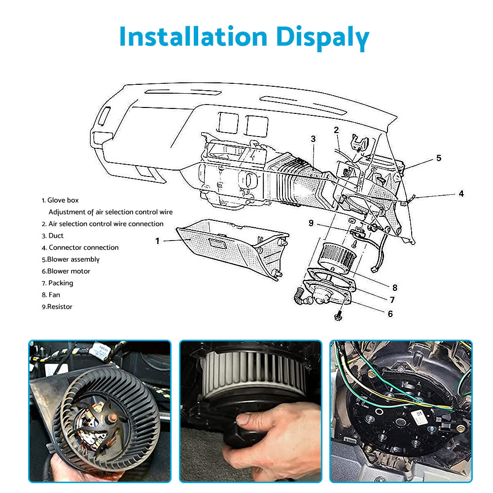 Blower Motor Fan Cabin Heater Suitable For Nissan X-Trail T31 / Dualis J10