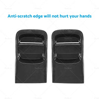 Pair LHRH Outer Sliding Door Handle Black For Hyundai ILoad IMax Van 2008-2019