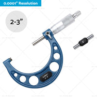 0-4in Outside Micrometer Set With Calibration Standards Wrench Accuracy Tool