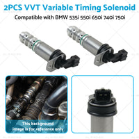 2PCS VVT Variable Timing Solenoid Suitable for BMW 650i 740i 750i 535i 550i