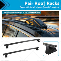 2x Cross Bar Roof Rack Suitable for Jeep Grand Cherokee 11-21 with 2 keys