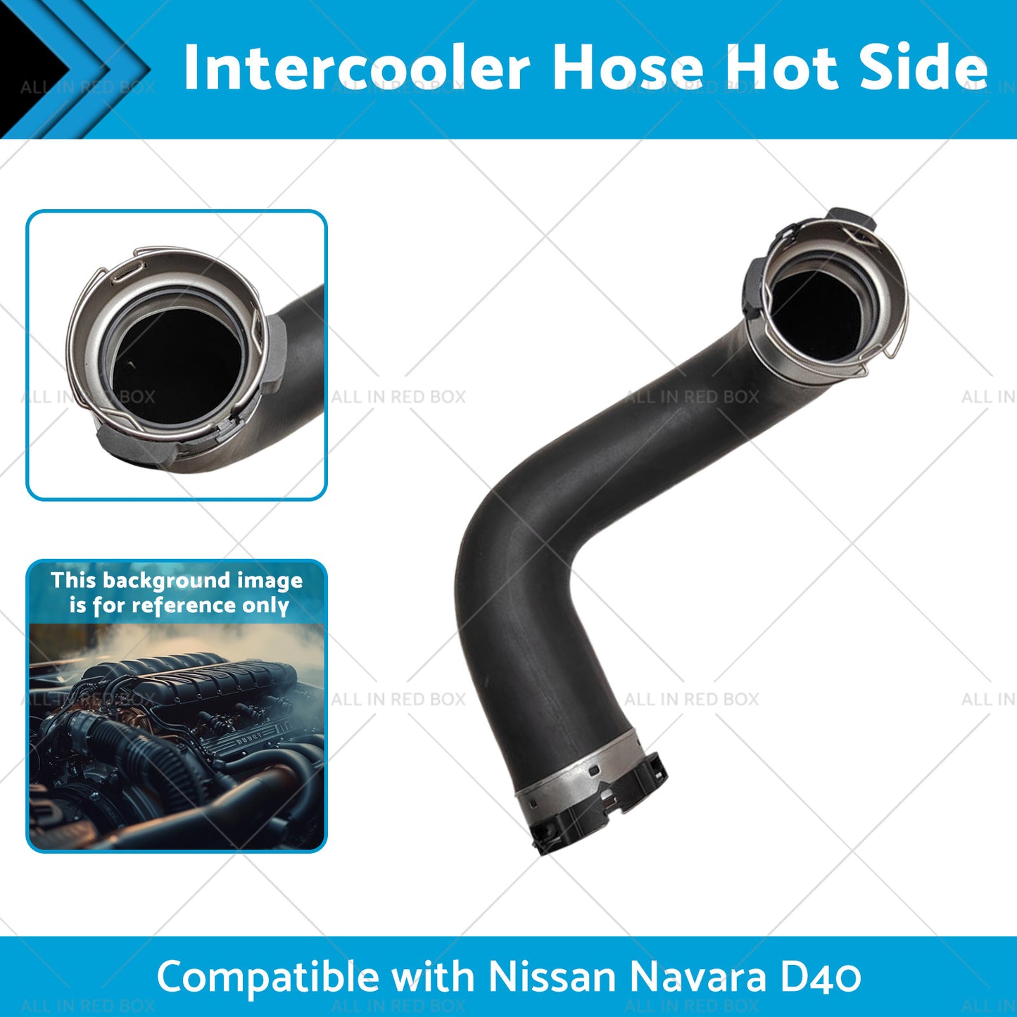 Intercooler Hose Hot Side Suitable for Pathfinder R51 YD25 Nissan Navara D40