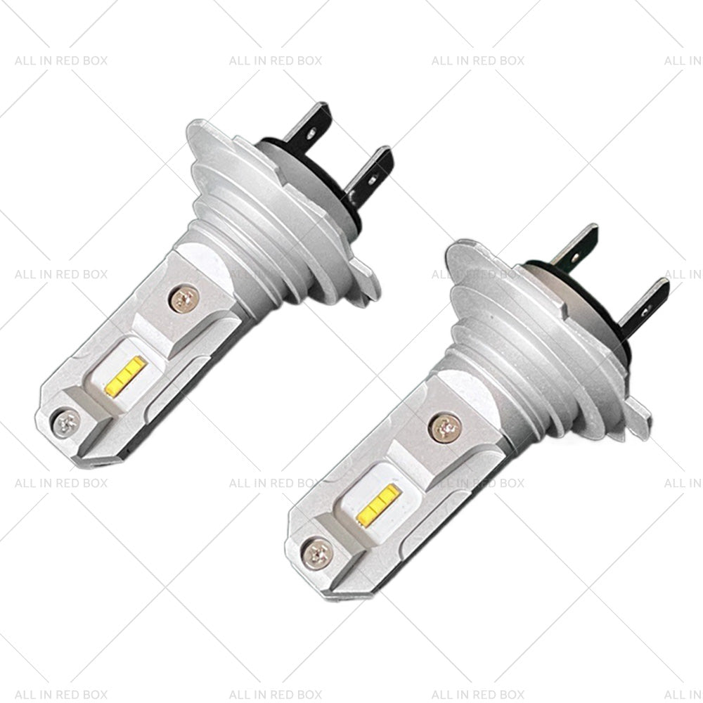 2PC H7 Super Bright LED Headlight Bulbs Conversion Kit High Low Beam 6500K White