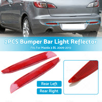 2PCS Rear Bumper bar Light Reflector Fits For Mazda 3 BL 09-13 LH LeftRH Right