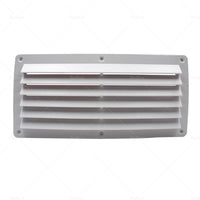 Rectangular Louvered Air Vent or Dent Vent For Caravan RV Boat Marine 260 x 125mm