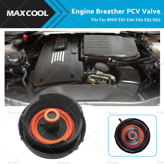 Rocker Cover Engine Breather PCV Valve 11127552281 For BMW E87 E90 E60 E83 N52