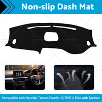 Non-Slip Dash Mat Suitable For Hyundai Tucson TL Active X Elite w  Speaker 18-21