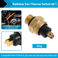 M14 Radiator Fan Thermo Switch 85¡æ Suitable For KTM EXC 250 400 450 500 525 530