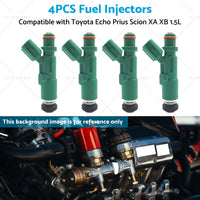 4PCS Fuel Injectors Suitable for Scion XA XB 1. 5L Toyota Echo Prius 1. 5L 00-09