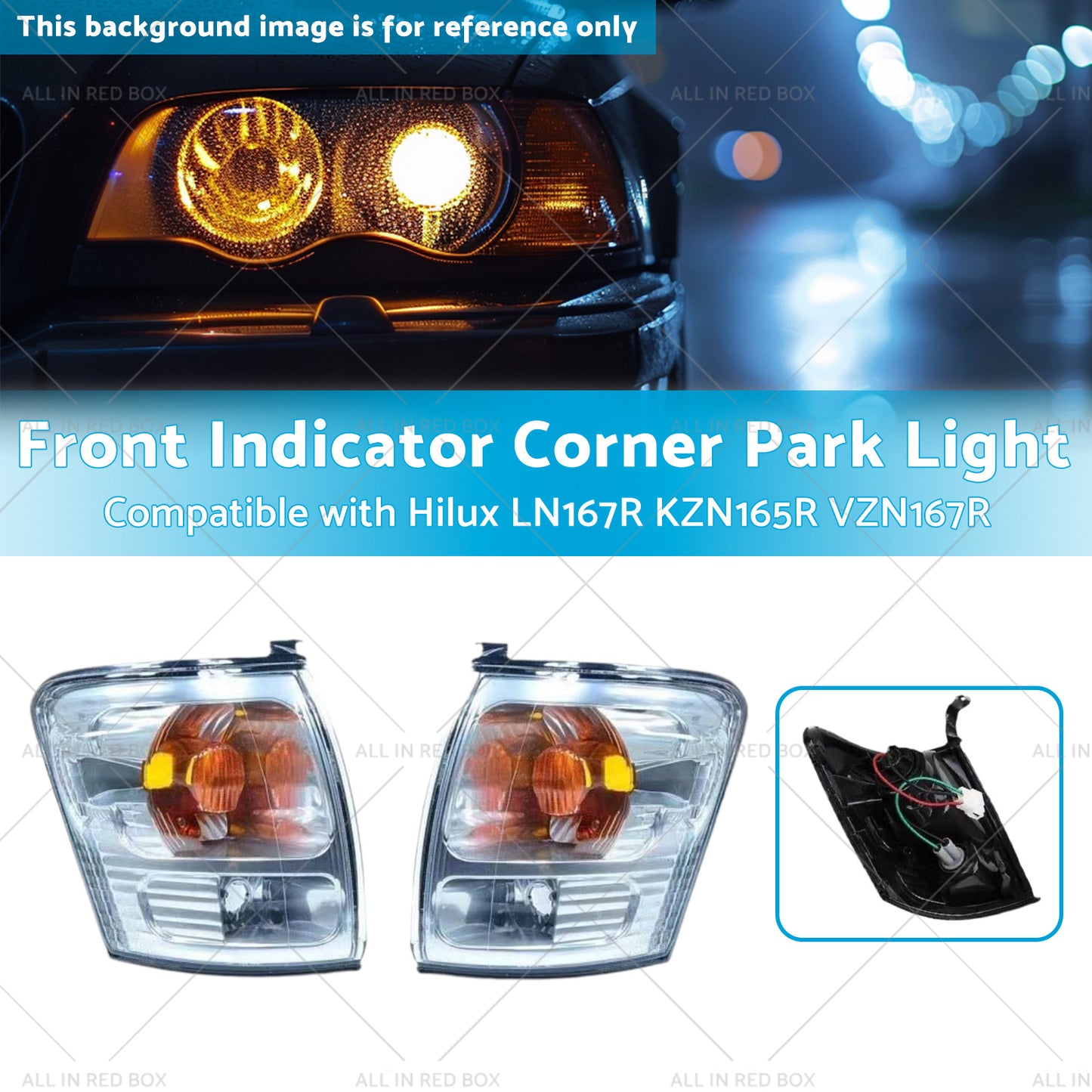 Front Indicator Corner Park Light Suitable for Hilux KZN165R VZN167R 99-05