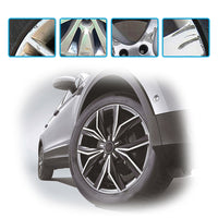 Visbella Silver Alloy Wheel Rim Scratch Repair Kit Tool Set Suitable For Car Kerb Damage