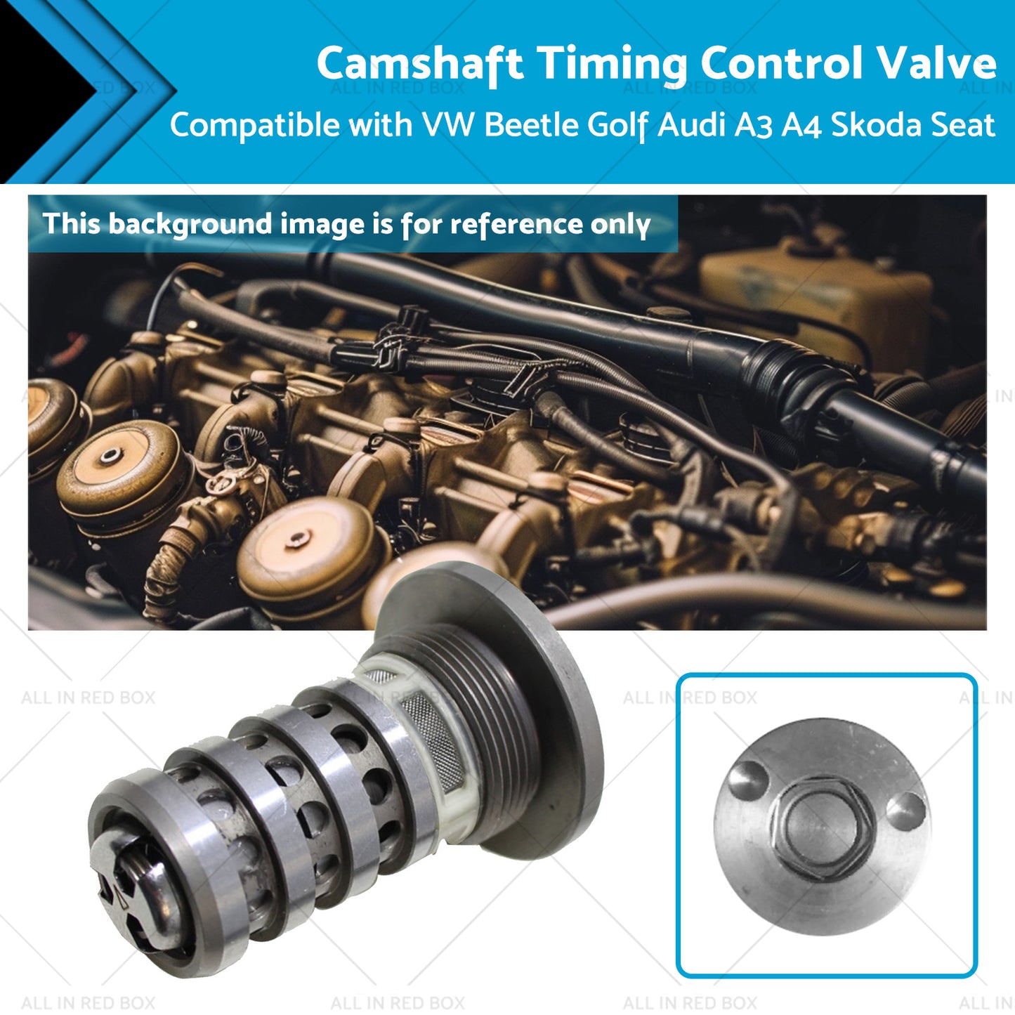 Camshaft Timing Control Valve Suitable for AUDI A3 A4 VW Beetle Golf Skoda Seat