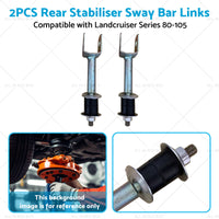 Pair Rear Stabiliser Sway Bar Links Suitable for Landcruiser Series 80-105