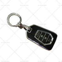 TPU Car Remote Key Fob Cover Suitable for Isuzu D-MAX MU-X MUX 4 Button Black