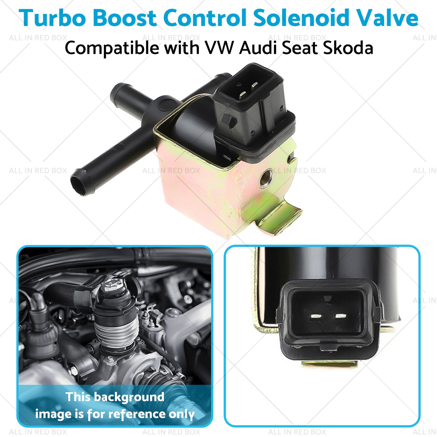 Turbo Boost Control Solenoid Valve Suitable for VW Audi Seat Skoda 058906283C