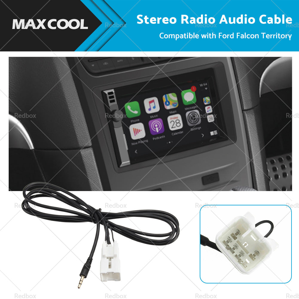 Stereo Radio Audio Adapter Cable Plug Suitable for Ford Falcon Territory BA BF