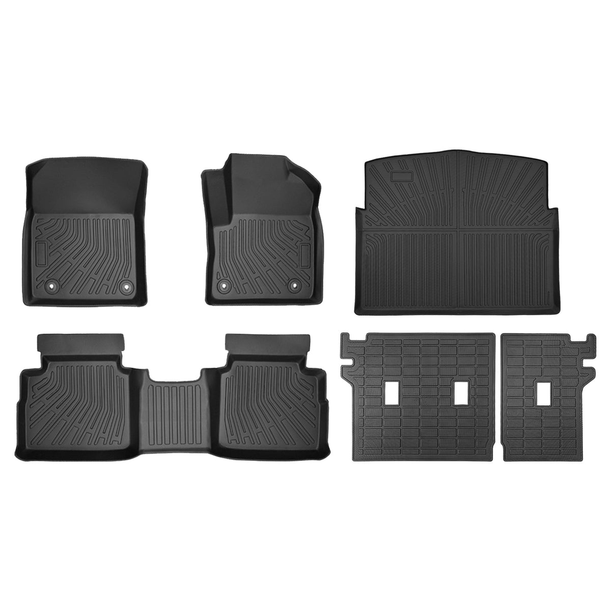 Floor Boot Mats Kit 3D All-Weather Suitable For Nissan X-Trail 22-On T33 e-