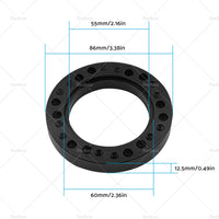 Black Steering Wheel Hub Adapter Spacer Suitable For MOMO to NARDI Quick Release