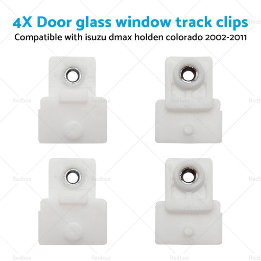 4x Door Window Glass Track Clip L+R for Isuzu D-Max Holden Colorado Rodeo 02-19