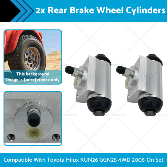 {{ Rear Brake Wheel Cylinders 4x4 Suitable for Toyota Hilux KUN26 GGN25 4WD 2005-On }} - Buy Car Parts Online at {{ Kaka Auto Parts }}.