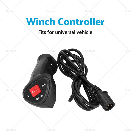 Universal Electric Winch Remote Controller With 9. 2ft Cable Car Vehicle