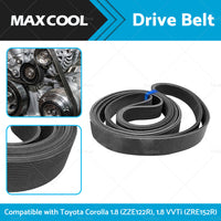 Ribbed Belt 6PK1810 Suitable for Toyota Corolla 1. 8 ZZE122R 1. 8VVTi ZRE152R