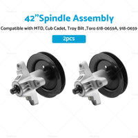 2x42''Spindle Assy Suitable For MTD, Cub Cadet,Troy Bilt,Toro 918-0659,618-0659A