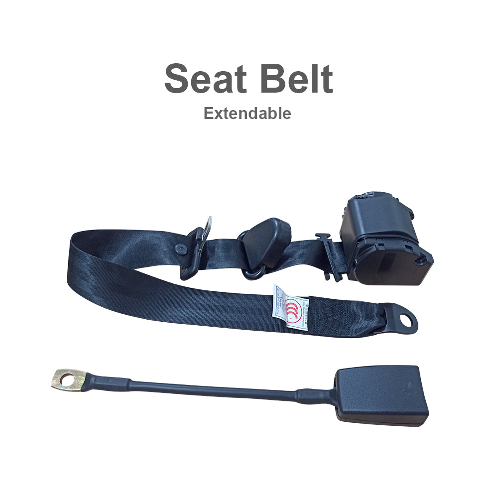 2 Sets Universal 3 Point Auto Car Seat Safety Belt Retractable Adjustable Lap AU