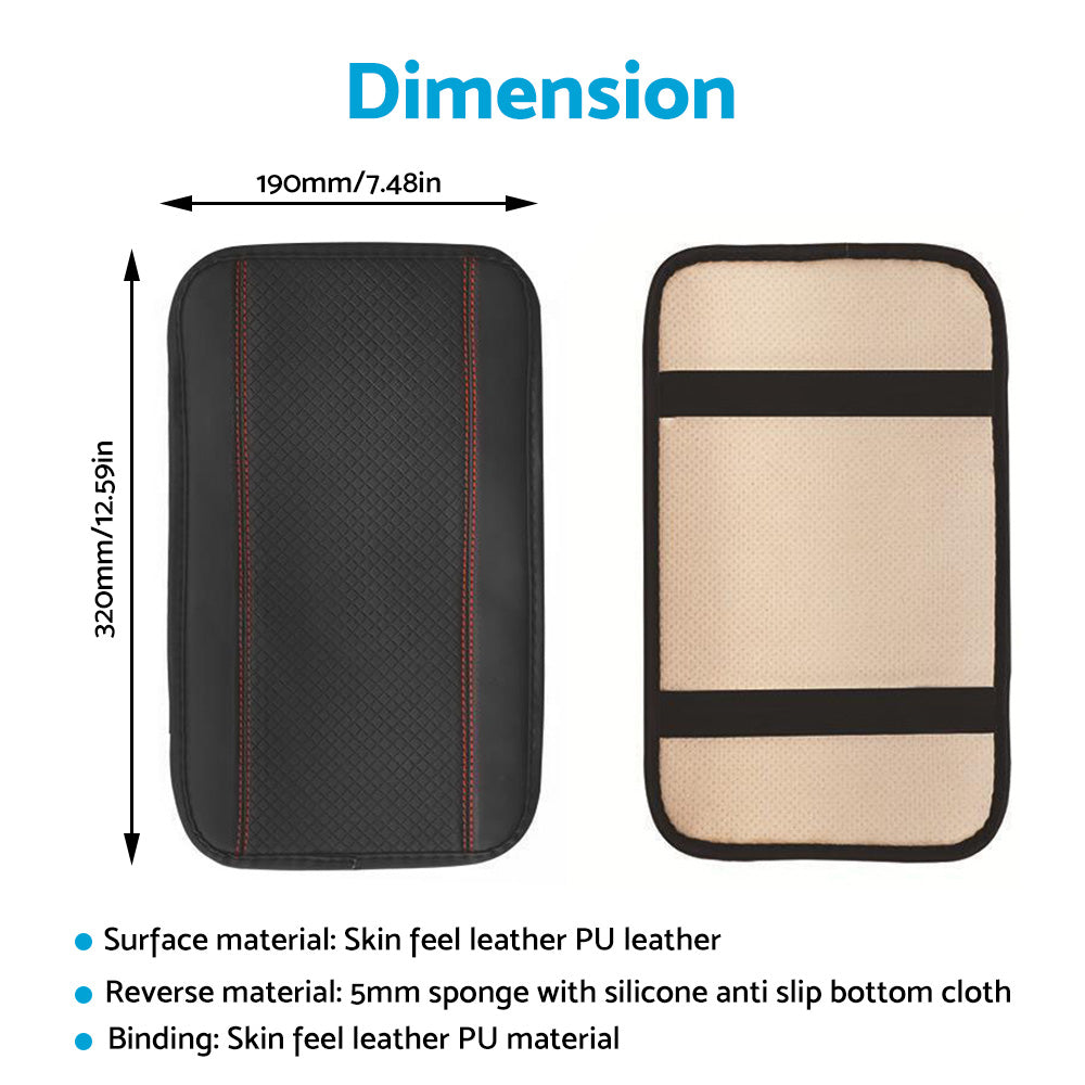 Car Armrest Cushion Cover Center Console Box Pad Protector Accessories Universal